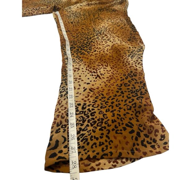 Jaclyn Smith Pajama Pants Size L Leopard Print Y2K Lounge Sleepwear Vintage ✨ - Picture 8 of 10